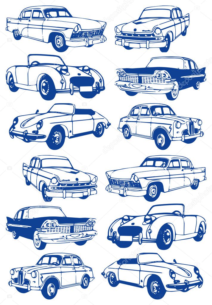 Cars-old-background