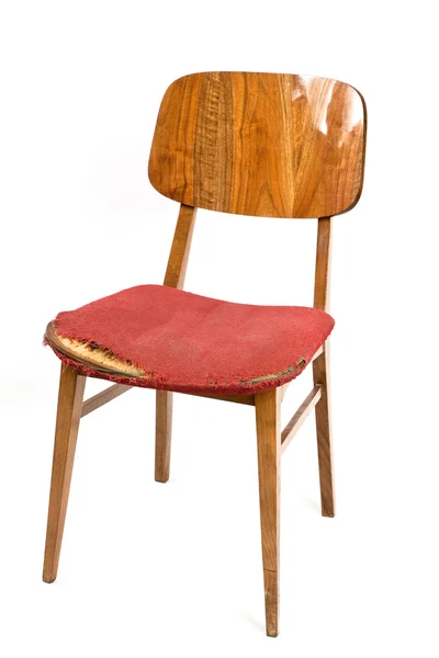 Gamla utslitna stol — Stockfoto