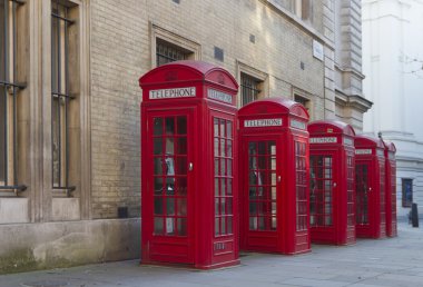 Red Phone Boxes clipart