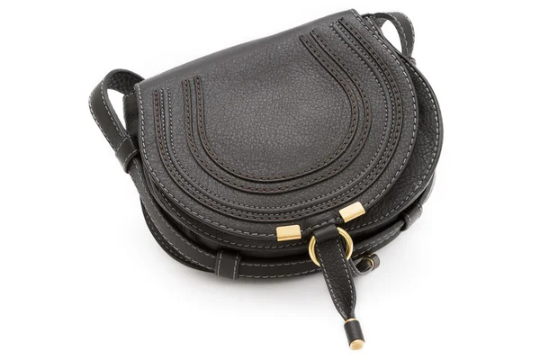 Black ladies handbag — Stock Photo, Image