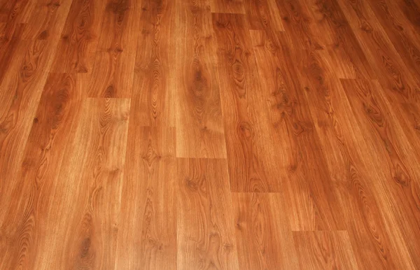 关闭了漂亮的棕色实木复合地板的详细信息 — 图库照片