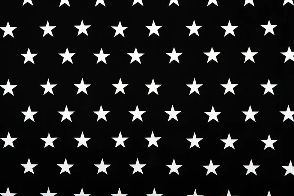 Black and white texture with five-pointed stars — Stock Photo, Image