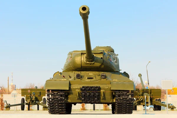 Советская танковая модель ИС-2 — стоковое фото