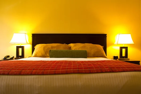 ベッド ルーム インテリア — ストック写真