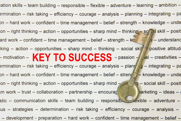 Κλειδί για την επιτυχία — Φωτογραφία Αρχείου