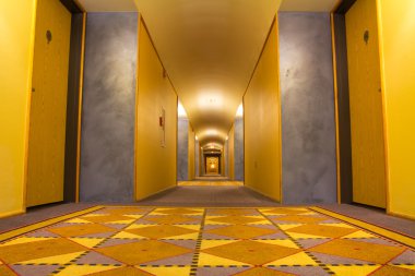 Hotel corridor clipart