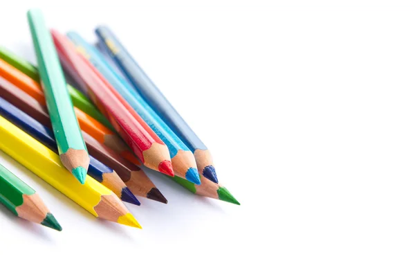 Kolor tła ołówki — Zdjęcie stockowe