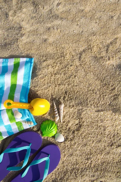 Vacanze estive sulla spiaggia — Foto Stock