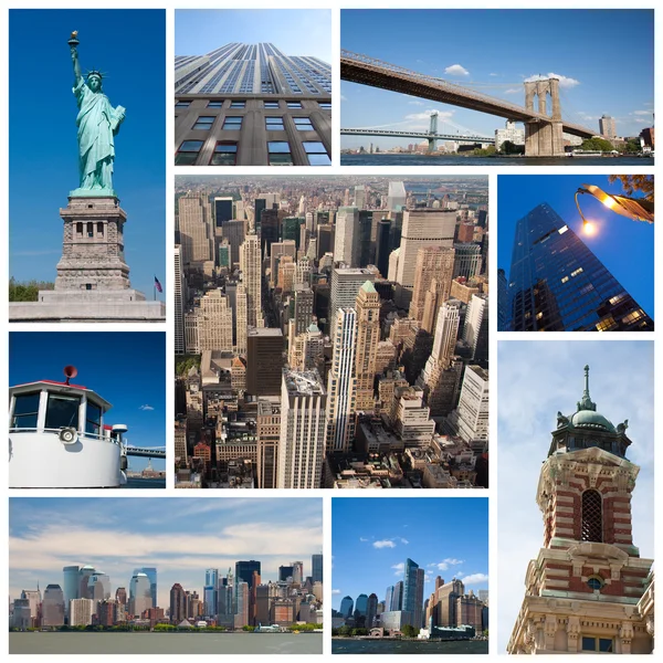 New york city kolaż — Zdjęcie stockowe