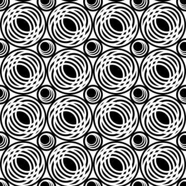 Seamless pattern with circle elements. clipart