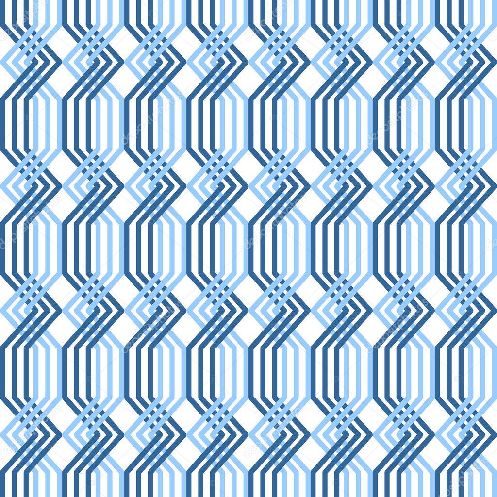 Interlacing pattern. Seamless geometric texture.
