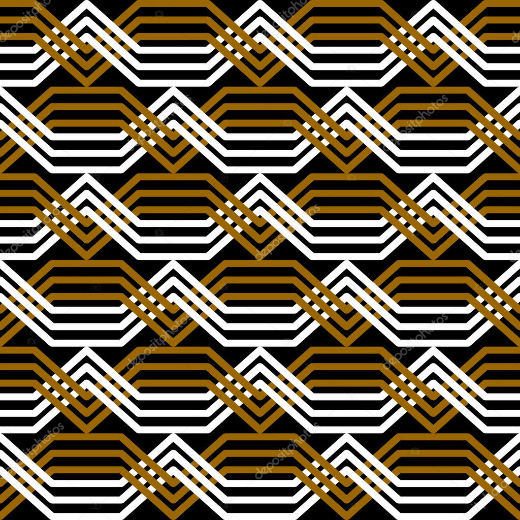 Seamless geometric texture. Interlacing pattern.