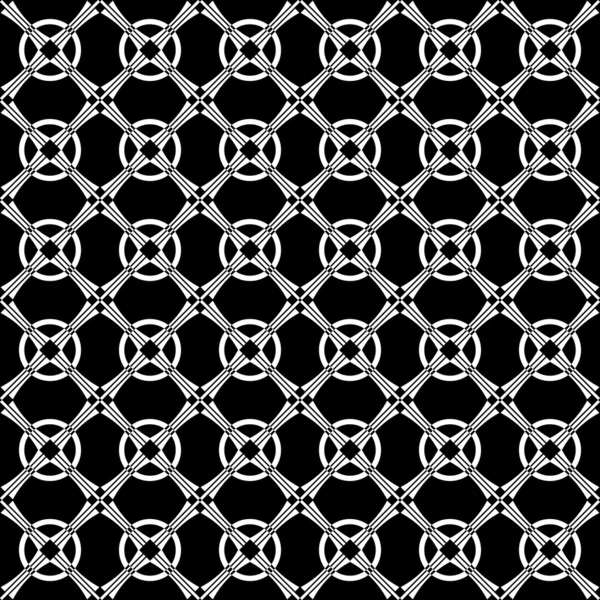 Seamless geometric crisscross pattern. — Stock Vector