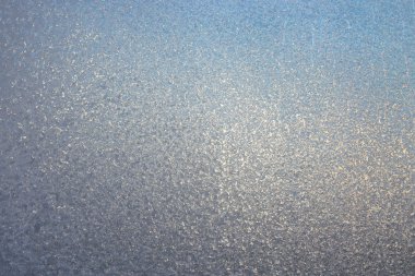 Texture of frosted glass. Winter background clipart