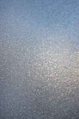 Texture of frosted glass. Abstract winter background. clipart