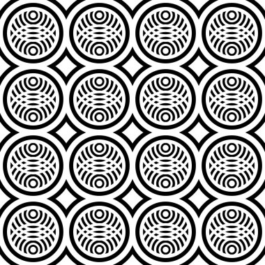 Seamless pattern with fancy design. clipart