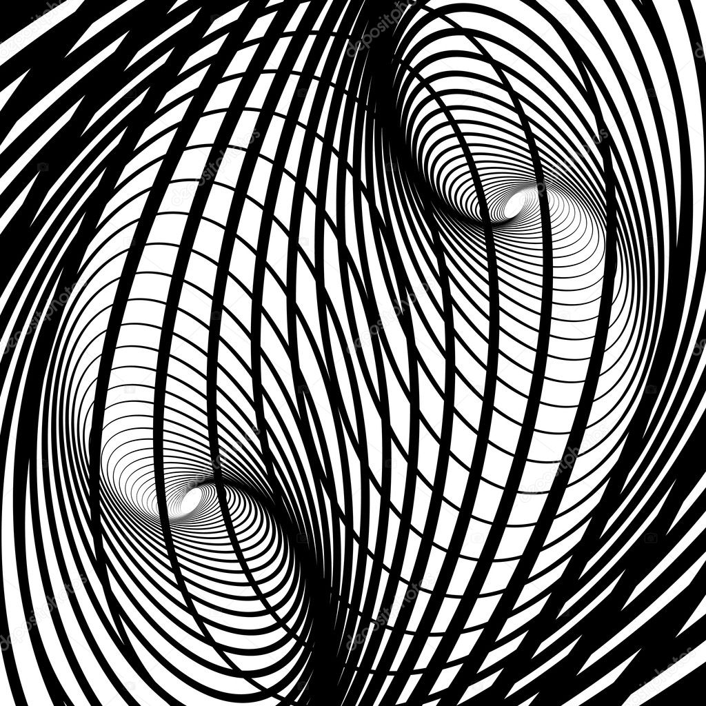 Abstract swirl movement illusion.