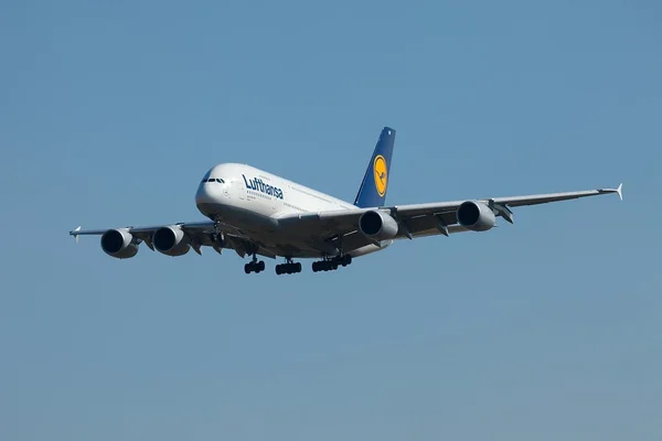 Lufthansa A380 — Stock Fotó