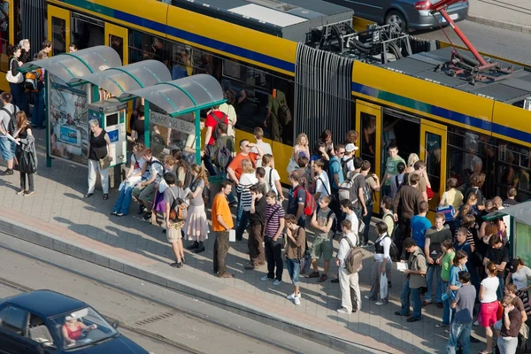 stock image Tram line