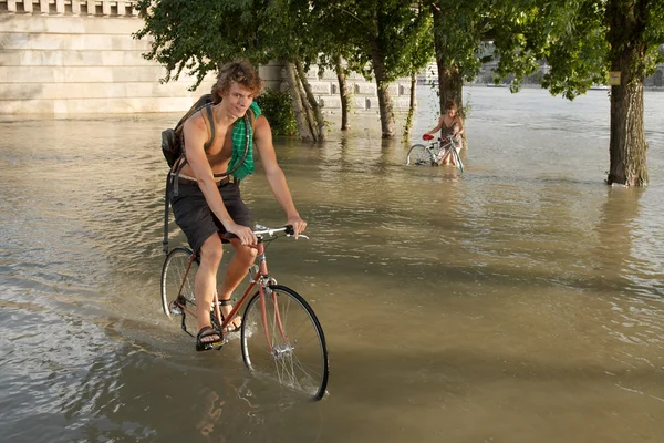 Flood in Budapest — Stock Photo, Image