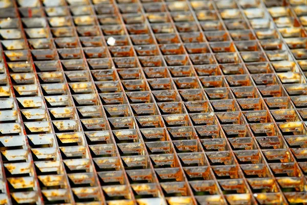 Griglia metallica — Foto Stock