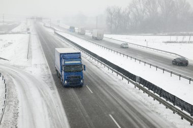 Snowy Highway clipart