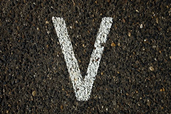 Letter V — Stock Photo, Image