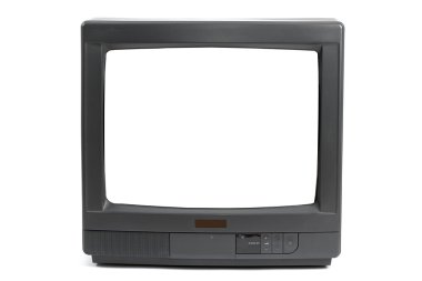 TV with blank screen clipart