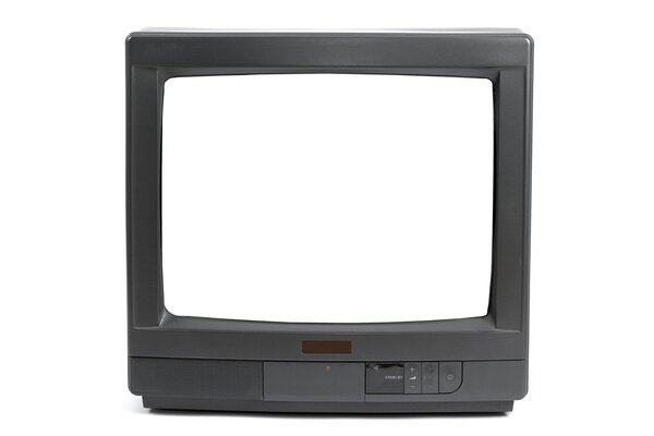 TV with blank screen