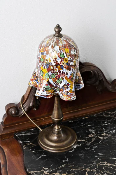 Муранського тумбочка лампа Ліцензійні Стокові Зображення