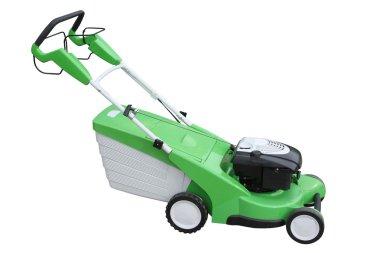 Green mowing-machine clipart