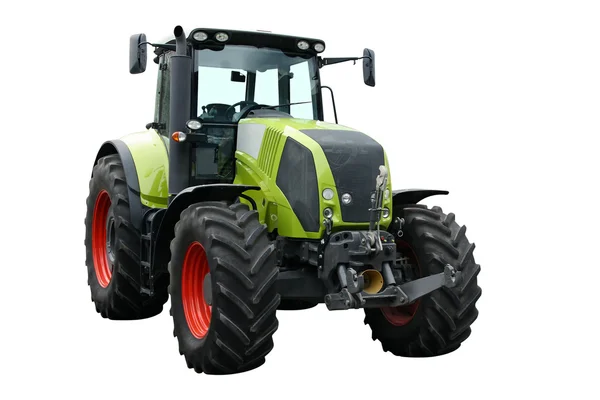 Grön traktor — Stockfoto