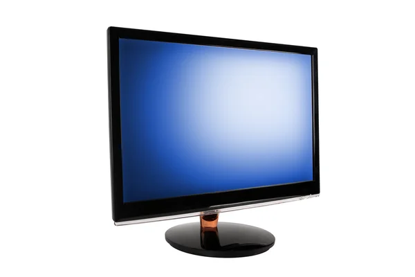 stock image Wide LED computer monitor.