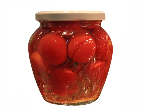 stock image Tomatoes in jars