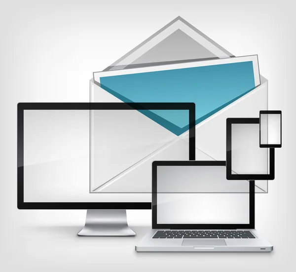 Mail concept — Stockvector