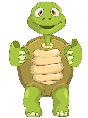 Funny Turtle. Funky. clipart