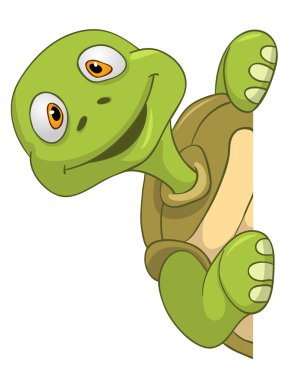 Funny Turtle clipart