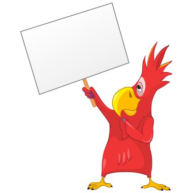 Funny Parrot clipart