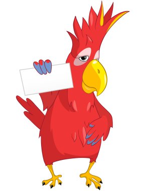 Funny Parrot clipart