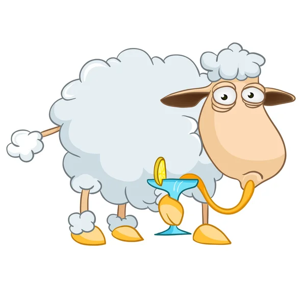 Мультфильм символов овец — стоковый вектор