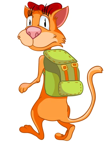 Персонаж мультфильма Cat — стоковый вектор