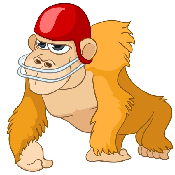 Karikatúra karakter majom — Stock Vector
