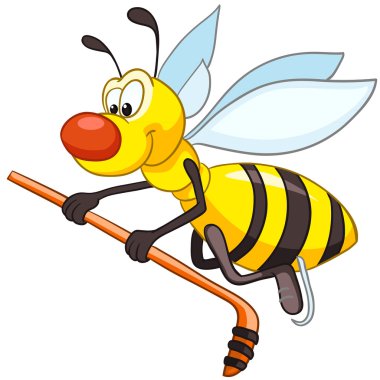 Cartoon Character Bee clipart