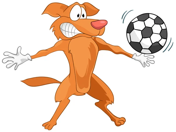 Cartoon personaggio cane — Vettoriale Stock