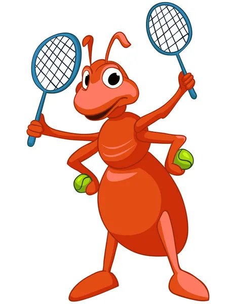 Cartoon Character Ant — Stock Vector