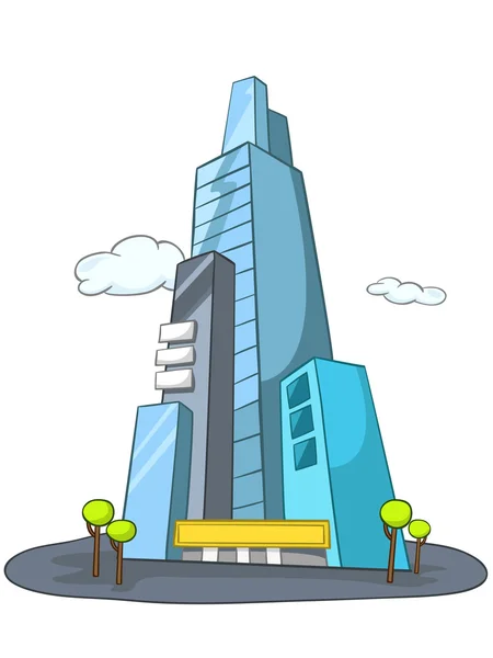 Cartoon Skyscraper — Stock Vector