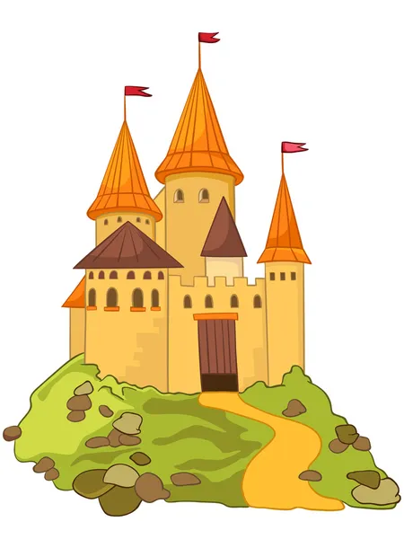 卡通城堡 — 图库矢量图片