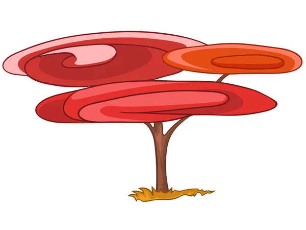 Caricature arbre — Image vectorielle