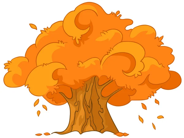 Caricature arbre — Image vectorielle