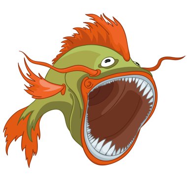 Cartoon Character Fish clipart